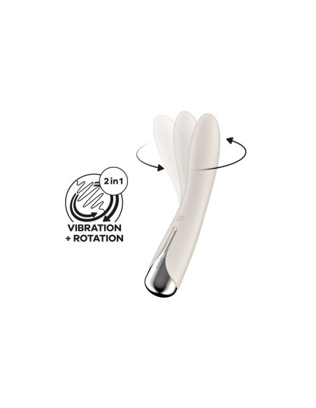 Vibromasseur Satisfyer Spinning Vibe Blanc