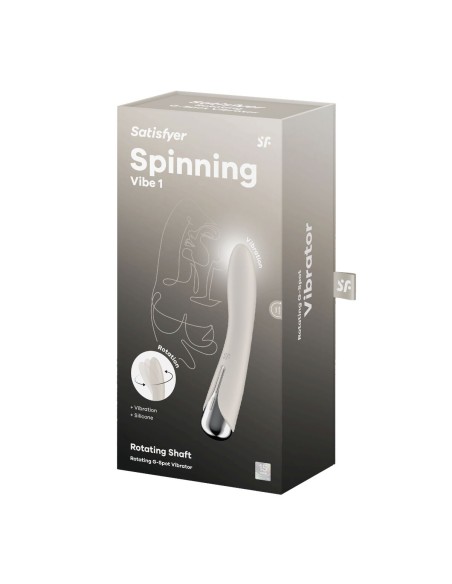 Vibromasseur Satisfyer Spinning Vibe Blanc
