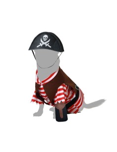 déguisement pour chien L Pirate