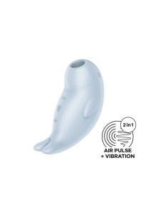 Aspirateur à clitoris Satisfyer Seal You Soon Bleu 2