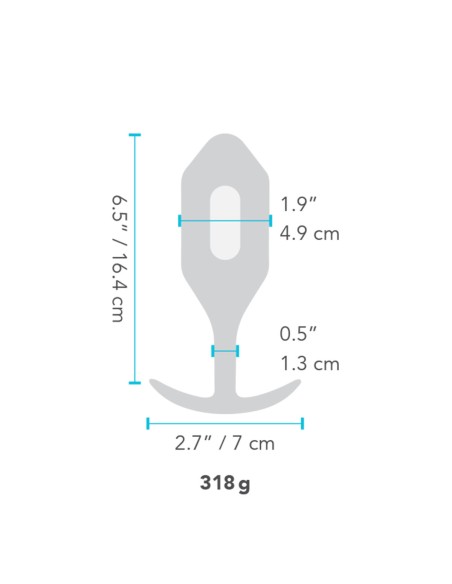 Plug Anal B-Vibe Vibrating XXL Black