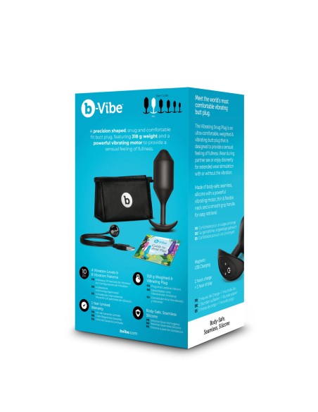 Plug Anal B-Vibe Vibrating XXL Black