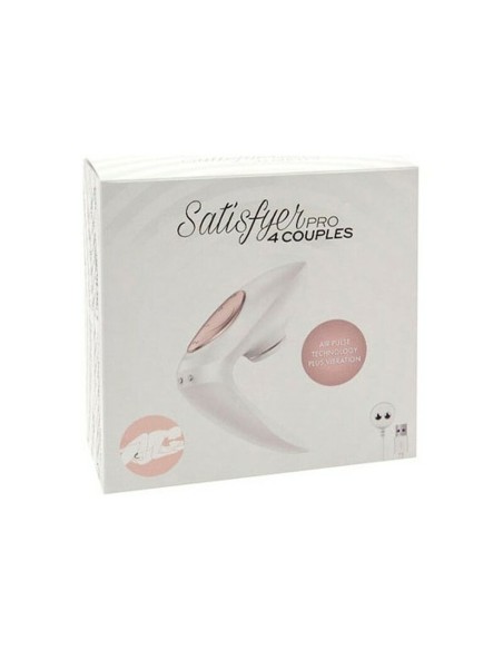 Aspirateur à clitoris Satisfyer Pro 4 Couples Blanc