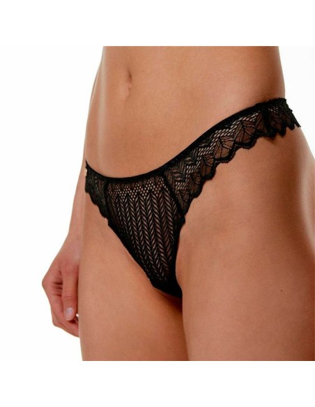 Tanga Black Limba Binia  Noir