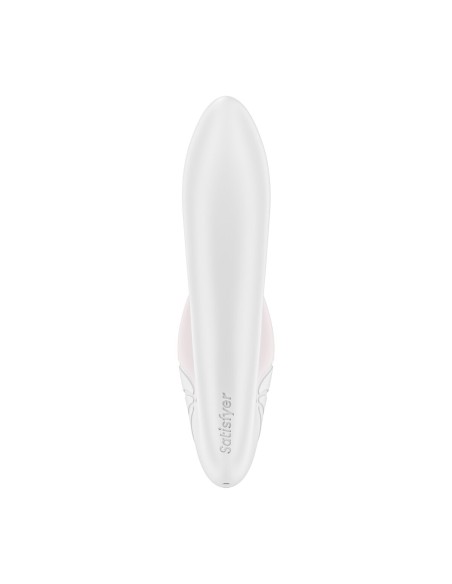 Vibration de Stimulation Double Satisfyer Supernova Blanc