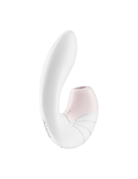 Vibration de Stimulation Double Satisfyer Supernova Blanc