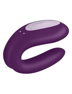 Vibration de Stimulation Double Satisfyer Double Joy Violet 2