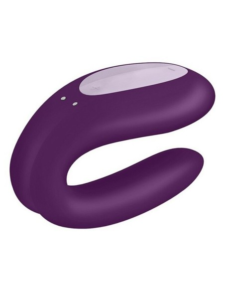 Vibration de Stimulation Double Satisfyer Double Joy Violet