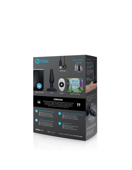 Plug anal avec télécommande B-Vibe 05882610000 Noir