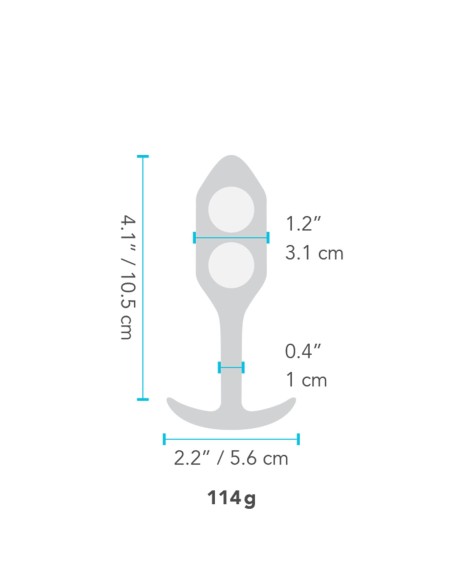 Plug Anal B-Vibe 96748 Noir
