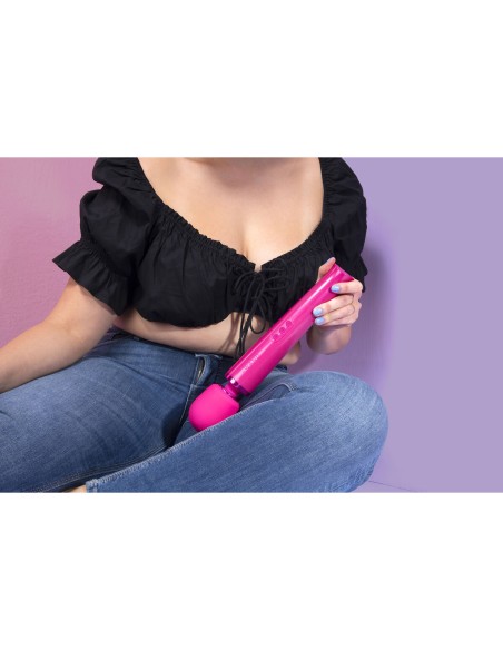PalmPower -Recharge deMasseur PalmPower Le Wand Magenta Rose