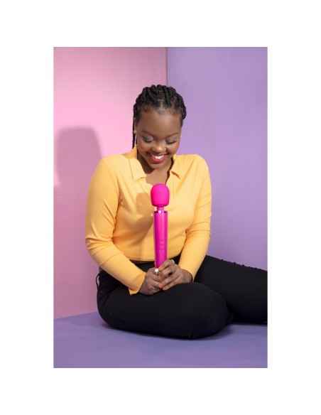 PalmPower -Recharge deMasseur PalmPower Le Wand Magenta Rose