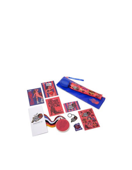 Baguette de Massage Feel My Power 2022 Le Wand Kelly Malka Edition Multicouleur