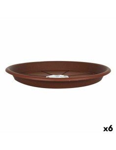 Sous-pot Green Time 55623 Marron (6 Unités) (Ø 32 cm)