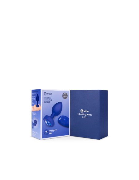 Vibromasseur B-Vibe Vibrating Jewel Bleu Blue marine L/XL