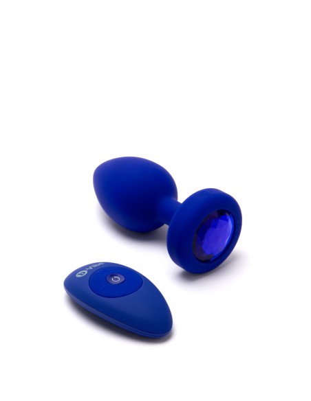 Vibromasseur B-Vibe Vibrating Jewel Bleu Blue marine L/XL