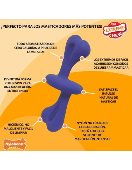 Os Nylabone Bleu Bacon L
