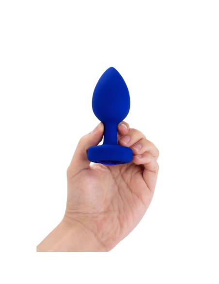 Vibromasseur B-Vibe Vibrating Jewel Bleu Blue marine L/XL