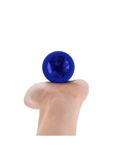 Vibromasseur B-Vibe Vibrating Jewel Bleu Blue marine L/XL