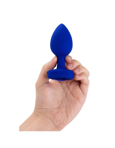 Vibromasseur B-Vibe Vibrating Jewel Bleu Blue marine L/XL