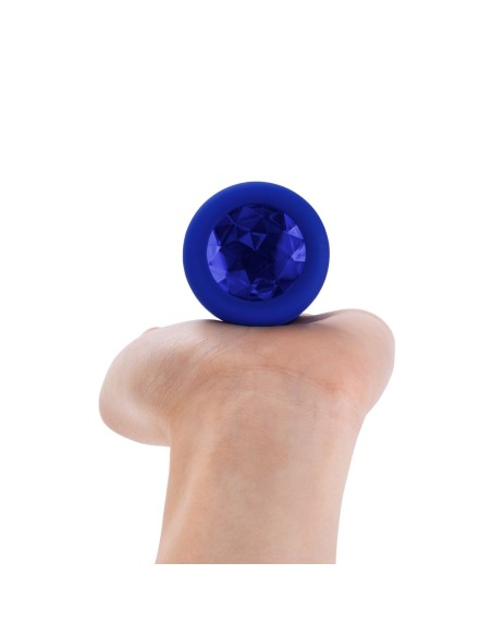 Vibromasseur B-Vibe Vibrating Jewel Bleu Blue marine L/XL