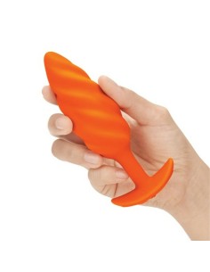 Plug Vibrant Anal B-Vibe Swirl Texture Orange 2