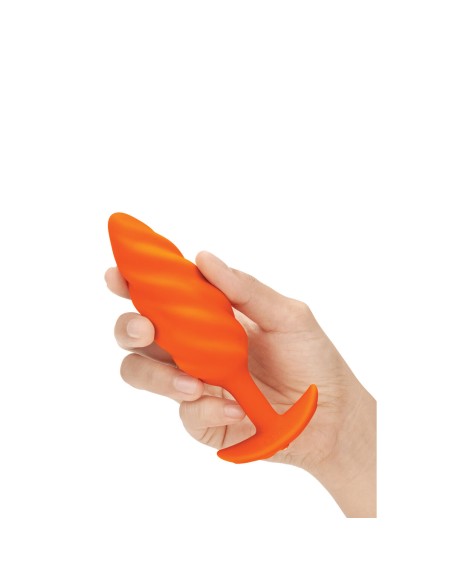 Plug Vibrant Anal B-Vibe Swirl Texture Orange