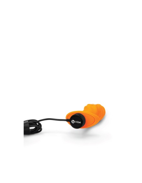 Plug Vibrant Anal B-Vibe Swirl Texture Orange