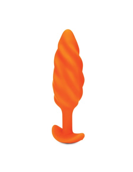 Plug Vibrant Anal B-Vibe Swirl Texture Orange