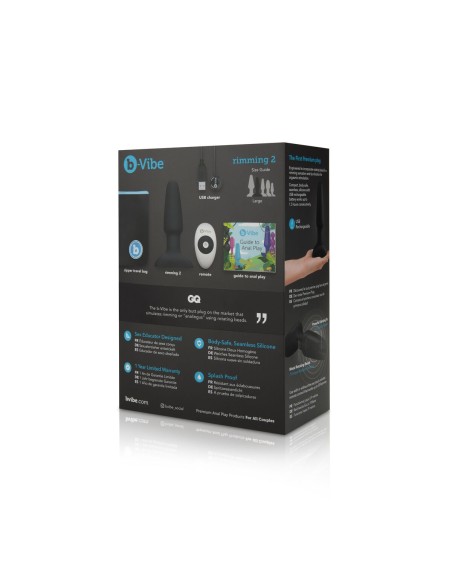 Plug anal avec télécommande B-Vibe 5858070000 Noir