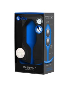 Plug Anal B-Vibe 4 Bleu Blue marine