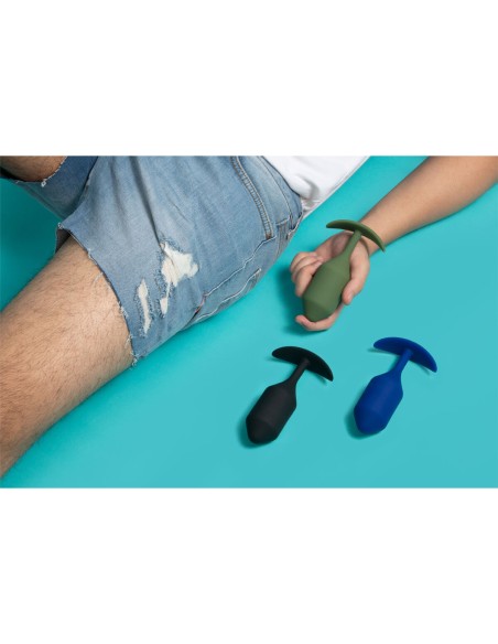 Plug Anal B-Vibe 4 Bleu Blue marine