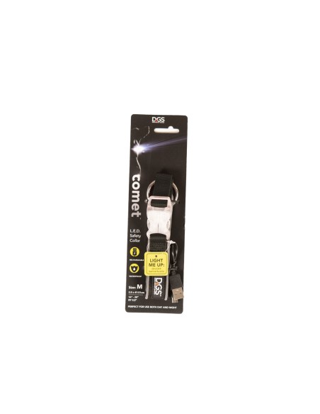 Collier pour Chien Dog Gone Smart Noir 12 Lumière