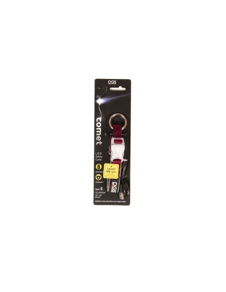 Collier pour Chien Dog Gone Smart Rouge 20 Lumière