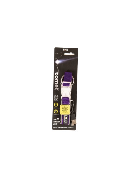 Collier pour Chien Dog Gone Smart Violet 12 Lumière