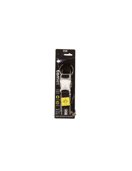 Collier pour Chien Dog Gone Smart Noir L Lumière