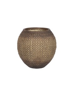 Cache-pot Home ESPRIT Marron Magnésium 37 x 37 x 43 cm