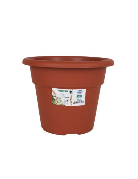 Pot Dem Greentime Ronde Marron ø 20 x 15,75 cm (12 Unités)