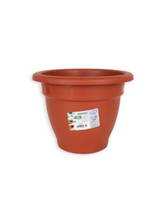 Pot Dem Squares Ronde Marron 25 x 25 x 19 cm (6 Unités) 2