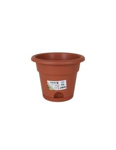 Pot avec sous-pot Dem Greentime Marron 20 x 20 x 16 cm (12 Unités) 2