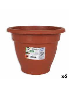 Pot Dem Squares Ronde Marron 22 x 17 cm (6 Unités)