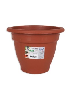 Pot Dem Squares Ronde Marron 22 x 17 cm (6 Unités) 2