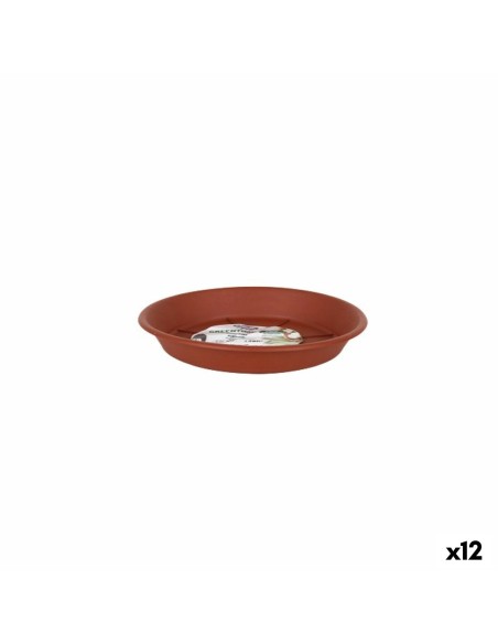 Sous-pot Dem Greentime Marron ø 14 x 2 cm (12 Unités)
