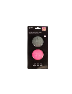 Boule pour animaux de compagnie Gloria PLAY AND RUN Gris Mousse TPR M 6,35 cm 2 Unités