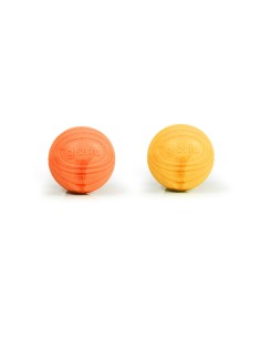 Boule pour animaux de compagnie Gloria PLAY AND RUN Jaune Mousse TPR M 6,35 cm 2 Unités 2