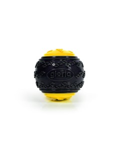 Boule pour animaux de compagnie Gloria PLAY AND RUN Jaune TPR L 8,89 cm 2