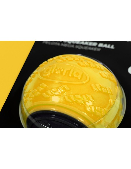 Boule pour animaux de compagnie Gloria PLAY AND RUN Jaune TPR L 8,89 cm