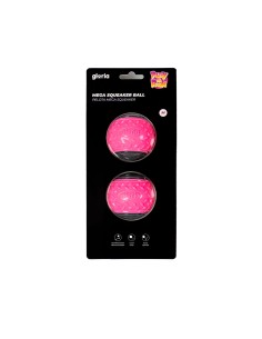 Boule pour animaux de compagnie Gloria PLAY AND RUN Rose TPR M 6,35 cm 2 Unités