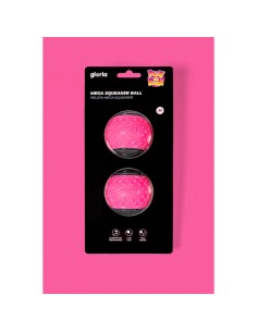 Boule pour animaux de compagnie Gloria PLAY AND RUN Rose TPR M 6,35 cm 2 Unités 2