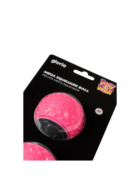 Boule pour animaux de compagnie Gloria PLAY AND RUN Rose TPR M 6,35 cm 2 Unités